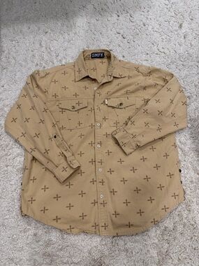 SMFK “Compass Desert Garden” Loose Workwear Shirt